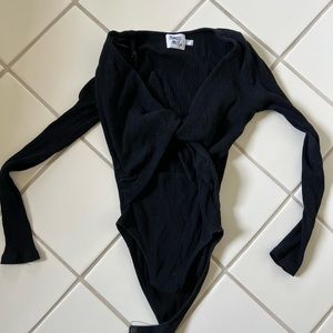 PRINCESS POLLY “The Downs” Bodysuit Black